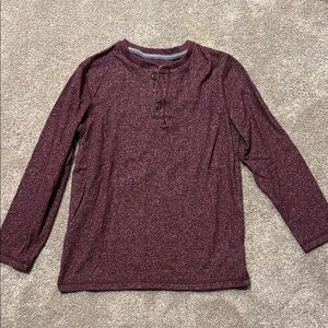 Boys long sleeved Henley